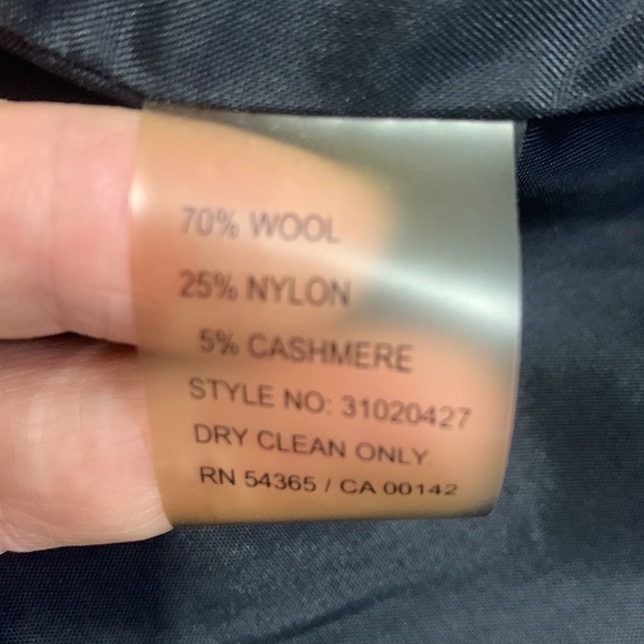 2xHP✨VTG Nygard Collection Double Breasted Wool/Cashmere Blend Blazer - Picture 12 of 13